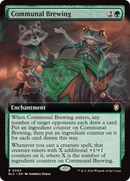 Communal Brewing (BLC-063) [Bloomburrow Commander]: (Extended Art) Foil