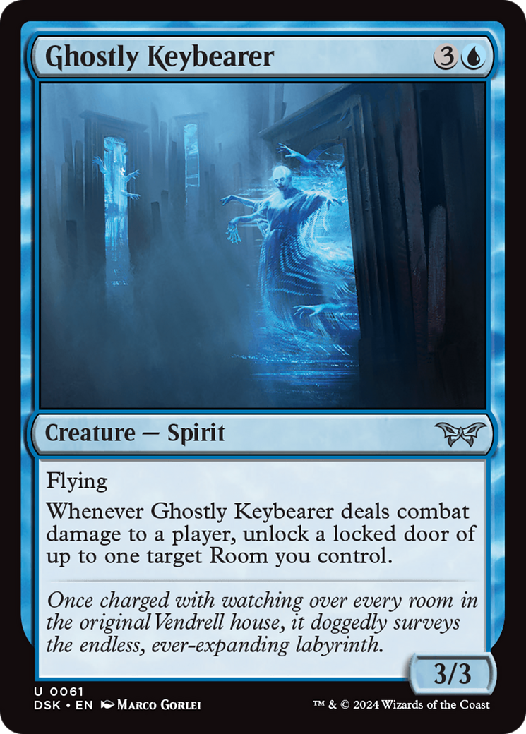 Ghostly Keybearer (DSK-061) [Duskmourn: House of Horror]