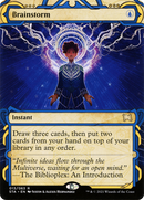Brainstorm (STA-013) (Showcase) (Borderless) [Strixhaven Mystical Archive]