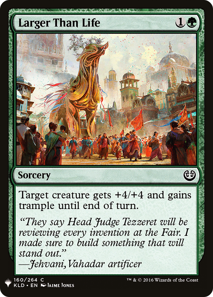 Larger Than Life (LIST-KLD-160) [The List]