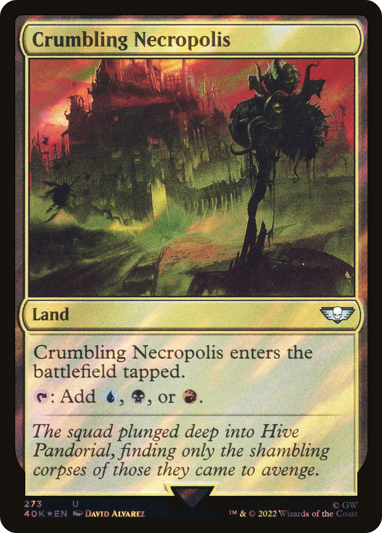 Crumbling Necropolis (40K-273★) [Warhammer 40,000 Commander] Foil