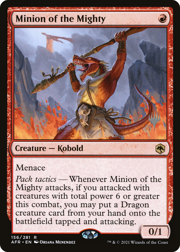 Minion of the Mighty (PPAFR-156P) [Adventures in the Forgotten Realms Promos] Foil