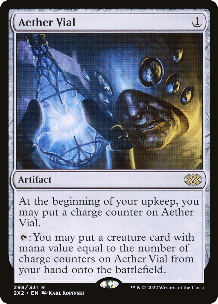 Aether Vial (2X2-298) [Double Masters 2022]
