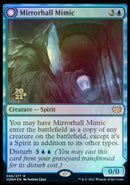 Mirrorhall Mimic // Ghastly Mimicry (PRE-68S) [Innistrad: Crimson Vow Promos]: (Double Faced Transform) Foil