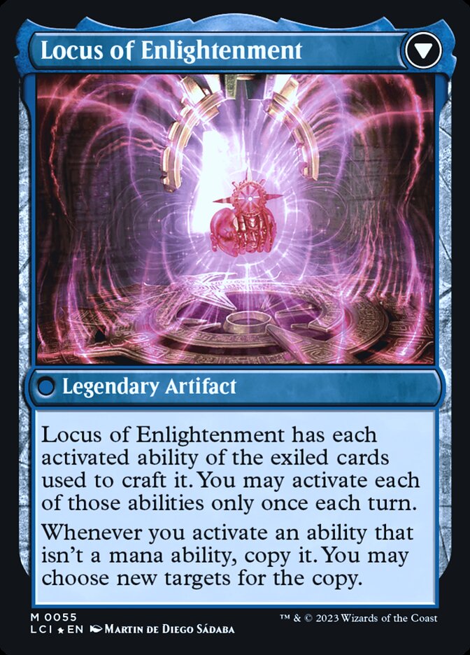The Enigma Jewel // Locus of Enlightenment (PRE-55S) [The Lost Caverns of Ixalan Promos] Foil