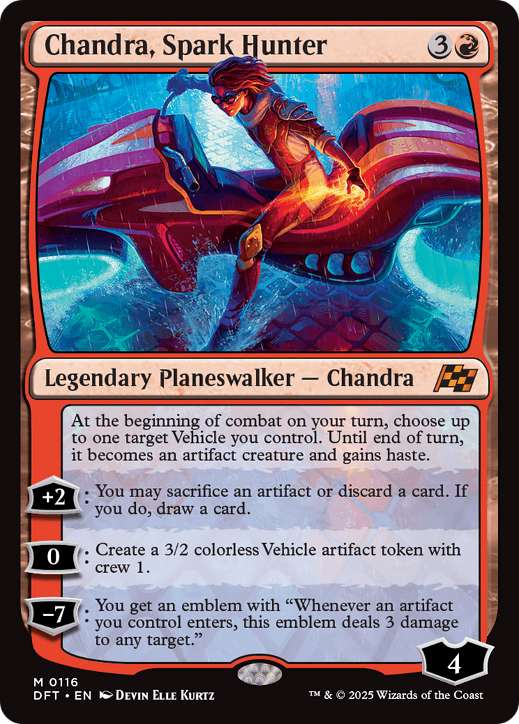 Chandra, Spark Hunter (DFT-116) [Aetherdrift]