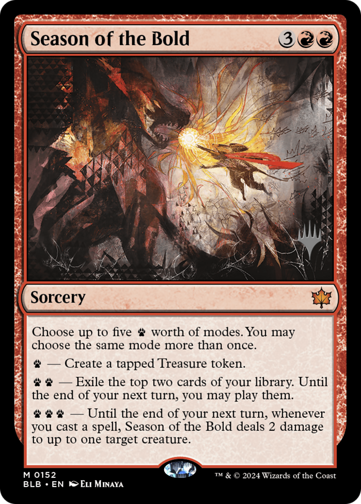 Season of the Bold (PPBLB-152P) [Bloomburrow Promos]