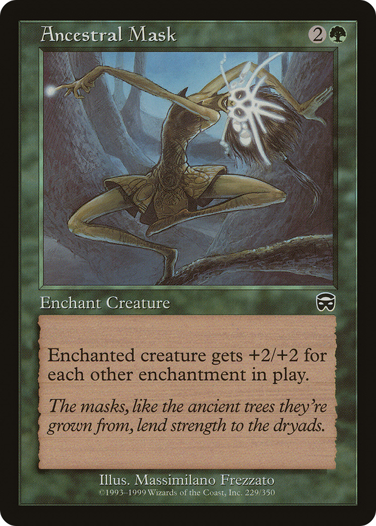 Ancestral Mask (MMQ-229) [Mercadian Masques] Foil