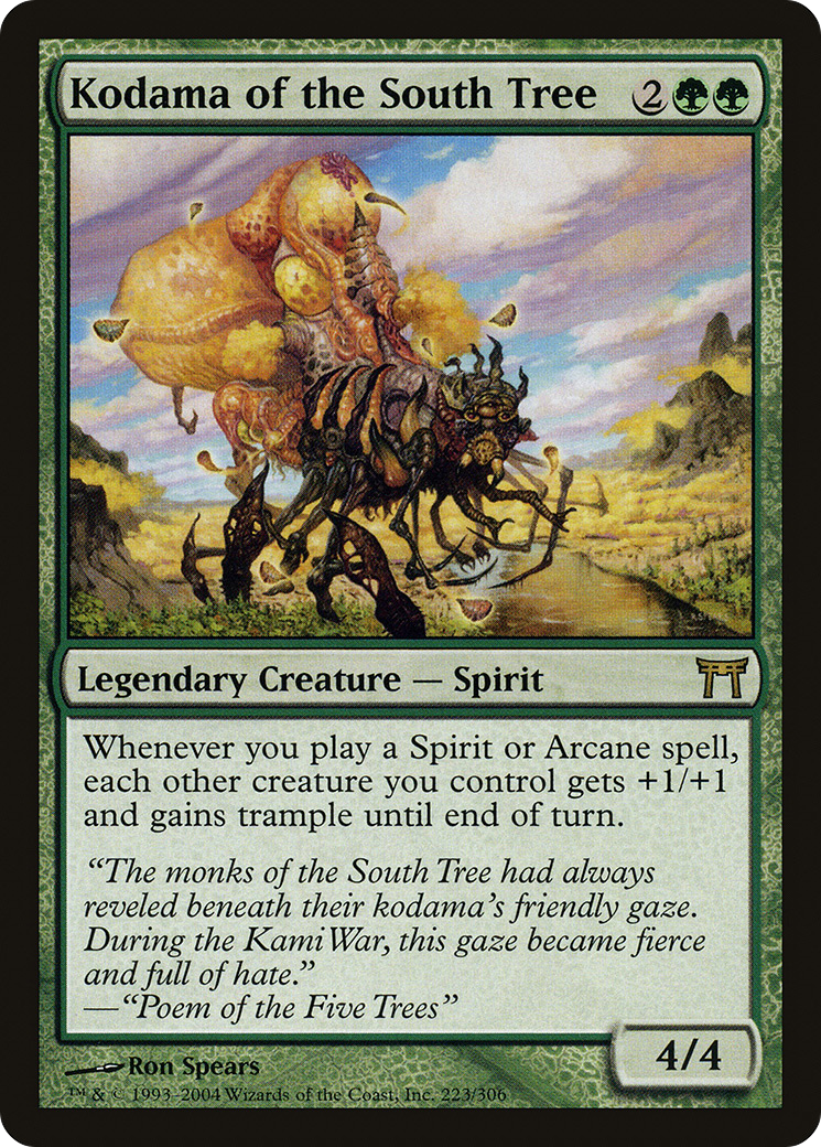 Kodama of the South Tree (CHK-223) [Champions of Kamigawa] Foil