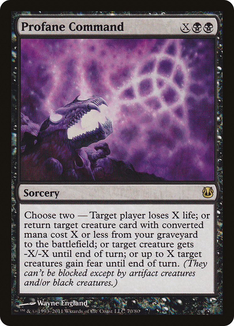 Profane Command (DDH-070) [Duel Decks: Ajani vs. Nicol Bolas]