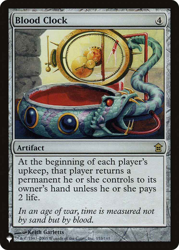 Blood Clock (LIST-SOK-153) [The List]