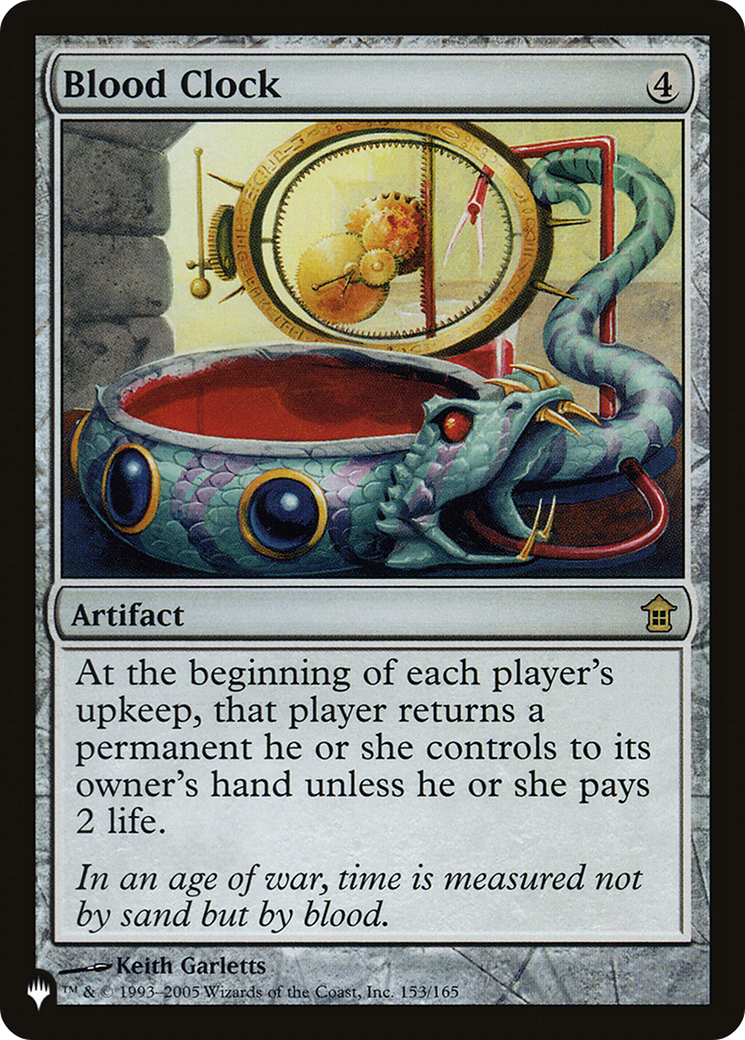 Blood Clock (LIST-SOK-153) [The List]