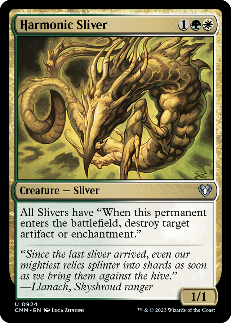 Harmonic Sliver (CMM-924) [Commander Masters]