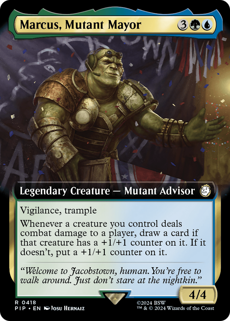 Marcus, Mutant Mayor (PIP-418) [Fallout]: (Extended Art)