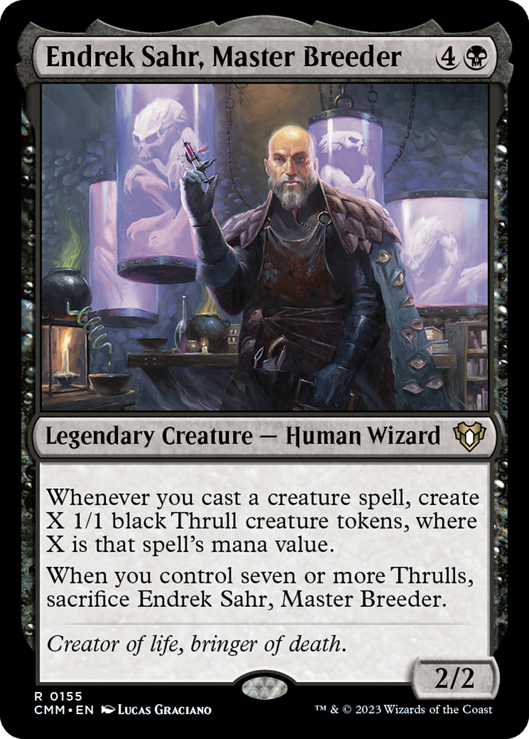 Endrek Sahr, Master Breeder (CMM-155) [Commander Masters] Foil