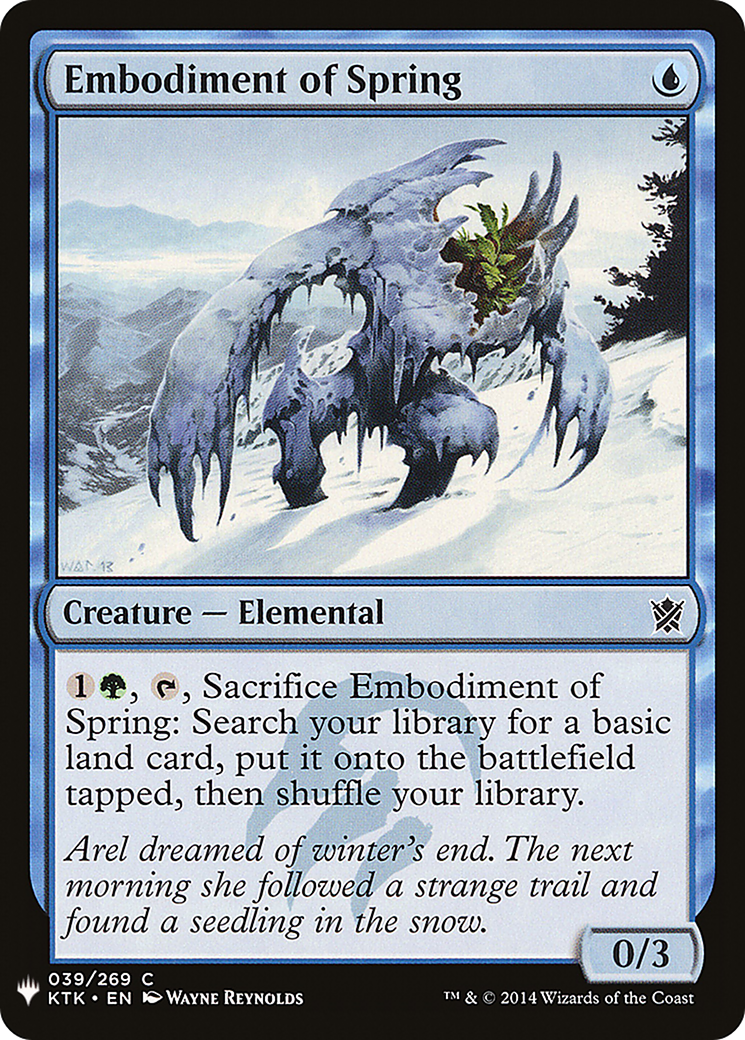 Embodiment of Spring (LIST-KTK-39) [The List]