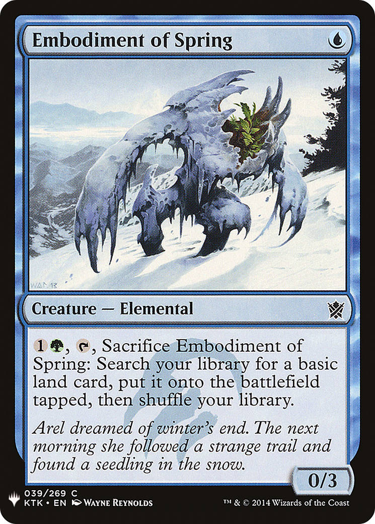 Embodiment of Spring (LIST-KTK-39) [The List]