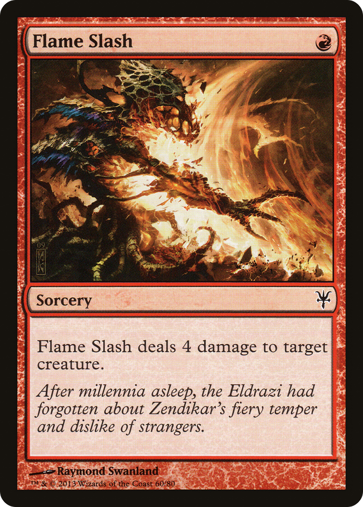 Flame Slash (DDK-060) [Duel Decks: Sorin vs. Tibalt]