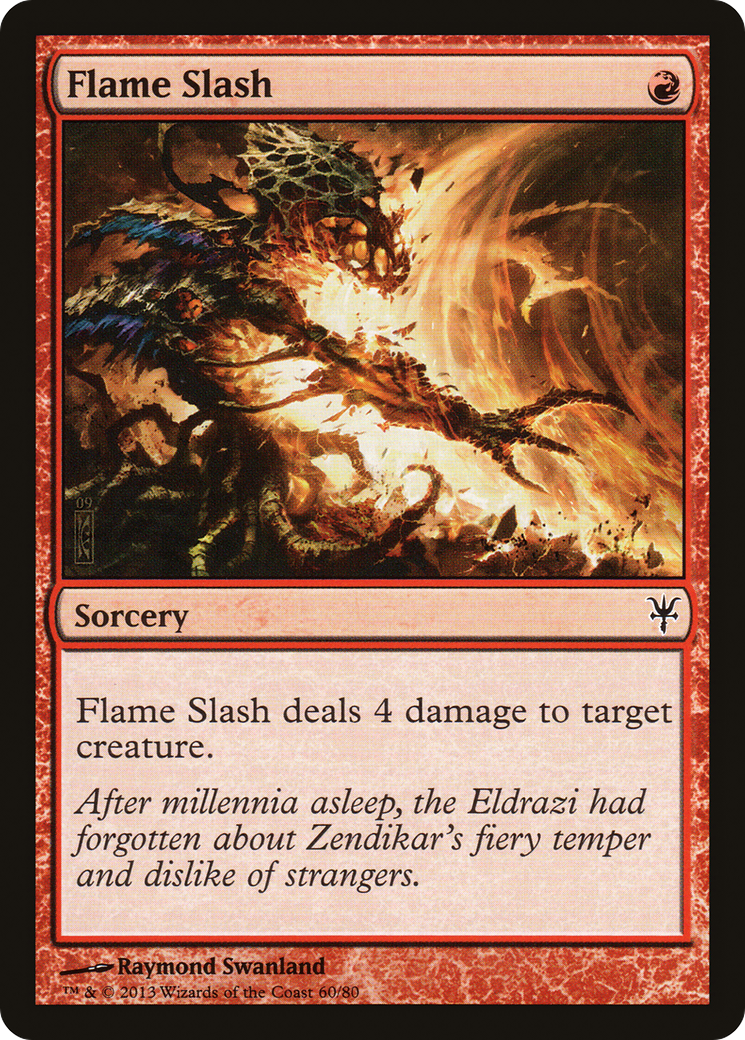 Flame Slash (DDK-060) [Duel Decks: Sorin vs. Tibalt]
