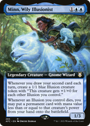 Minn, Wily Illusionist (Extended Art) (AFC-285) [Forgotten Realms Commander]