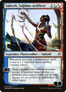 Saheeli, Sublime Artificer (PRE-234S) [War of the Spark Promos] Foil