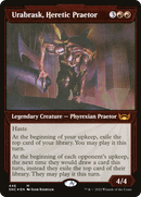 Urabrask, Heretic Praetor (Showcase) (Foil Etched) (SNC-446) [Streets of New Capenna] Foil