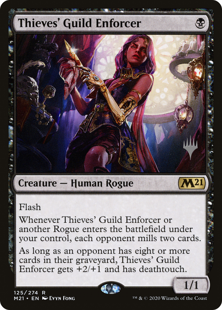 Thieves' Guild Enforcer (PPM21-125P) [Core Set 2021 Promos] Foil