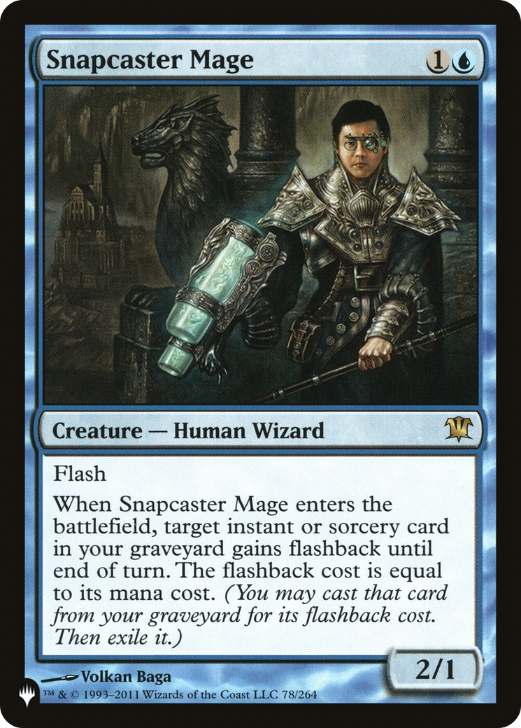 Snapcaster Mage (LIST-ISD-78) [The List]