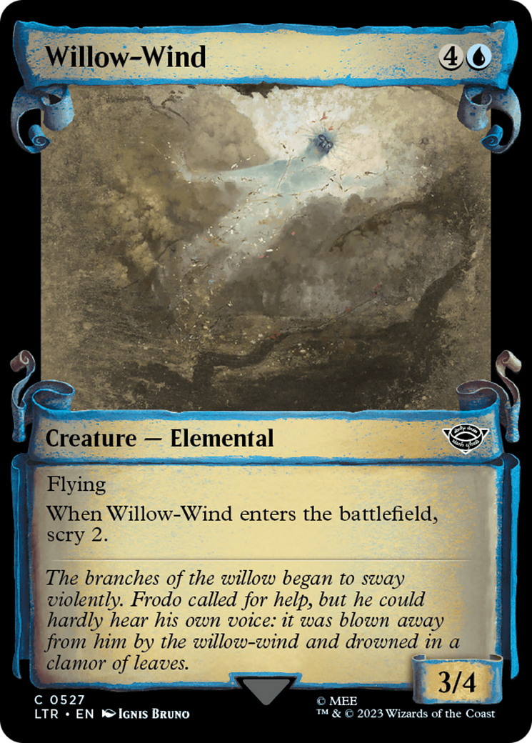 Willow-Wind (LTR-527) [The Lord of the Rings: Tales of Middle-earth]: (Showcase)