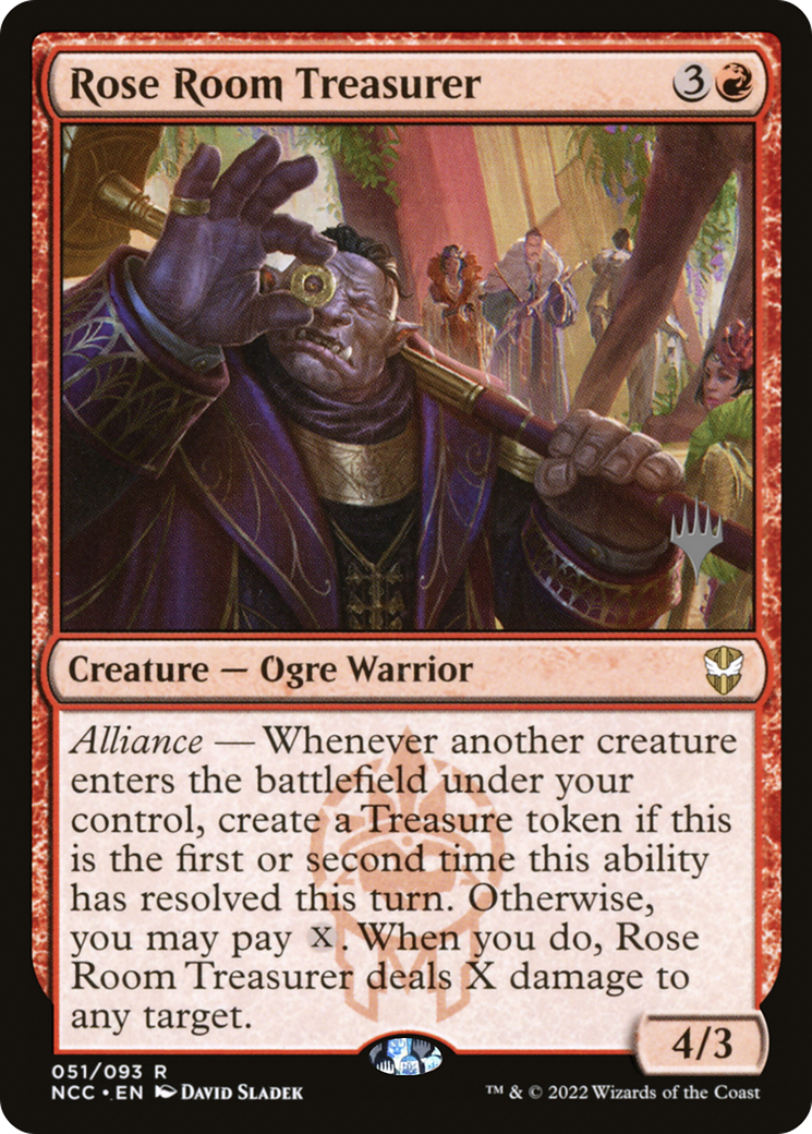 Rose Room Treasurer (PPSNC-051) [Promo Pack: New Capenna Commander Promos] Foil