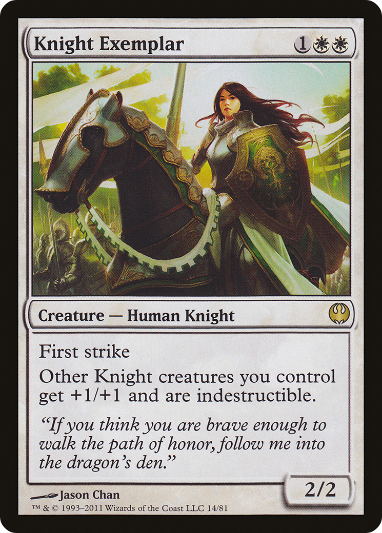 Knight Exemplar (DDG-014) [Duel Decks: Knights vs. Dragons]