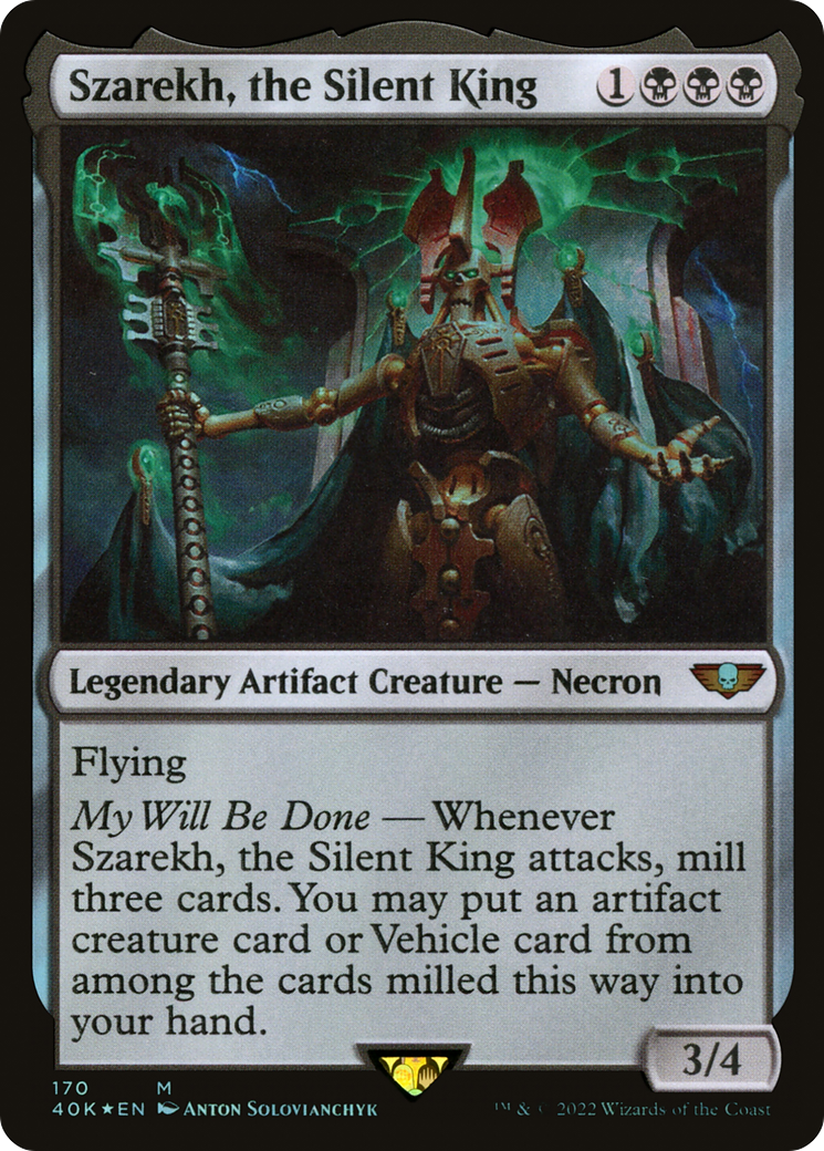 Szarekh, the Silent King (40K-170) [Warhammer 40,000 Commander] Foil