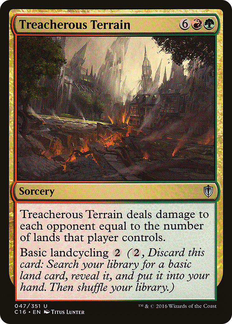 Treacherous Terrain (C16-047) [Commander 2016]