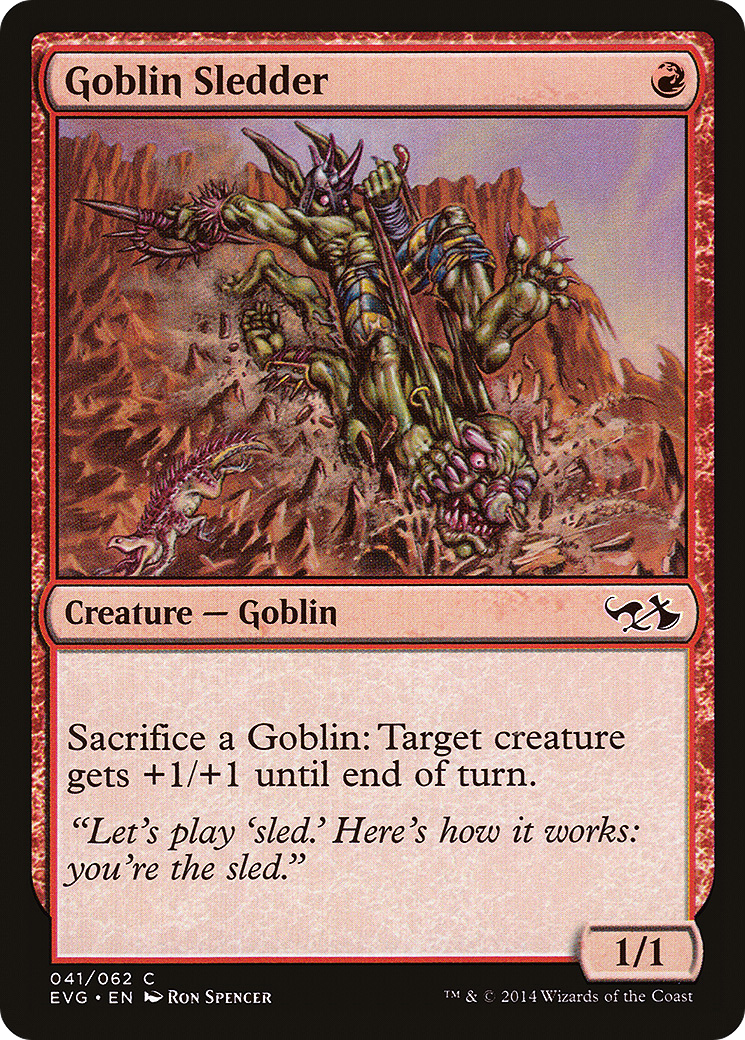 Goblin Sledder (DD3-041) [Duel Decks Anthology: Elves vs. Goblins]
