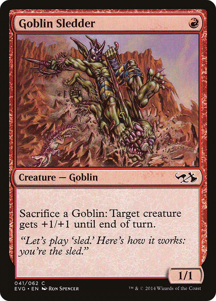 Goblin Sledder (DD3-041) [Duel Decks Anthology: Elves vs. Goblins]