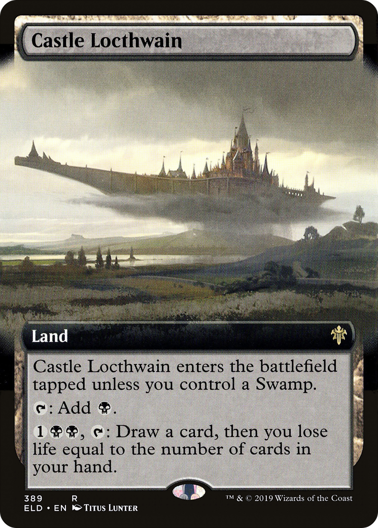 Castle Locthwain (Extended Art) (ELD-389) [Throne of Eldraine]