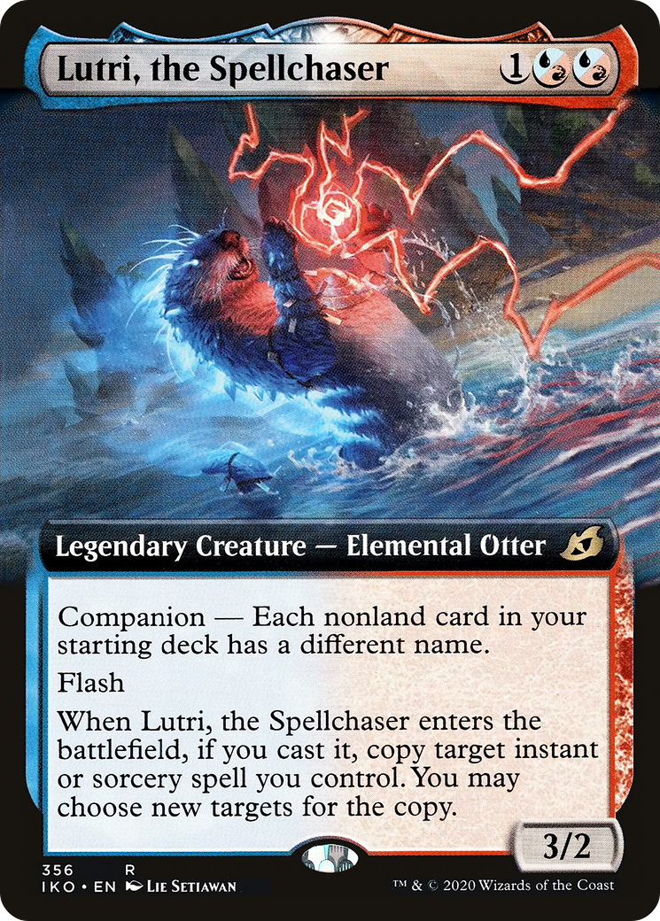 Lutri, the Spellchaser (IKO-356) [Ikoria: Lair of Behemoths]: (companion, Extended Art)