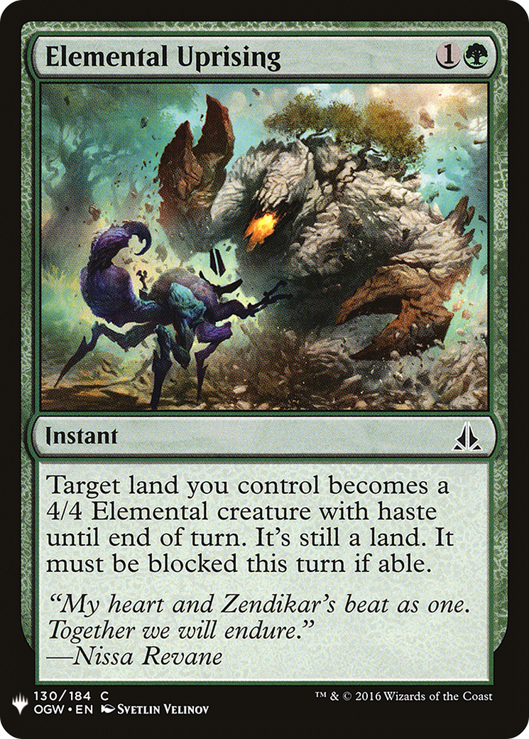 Elemental Uprising (LIST-OGW-130) [The List]