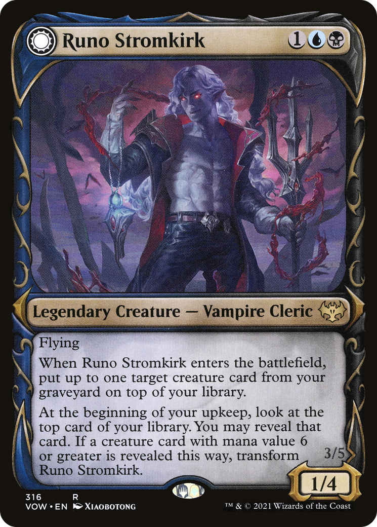 Runo Stromkirk (Showcase) (VOW-316) [Innistrad: Crimson Vow]