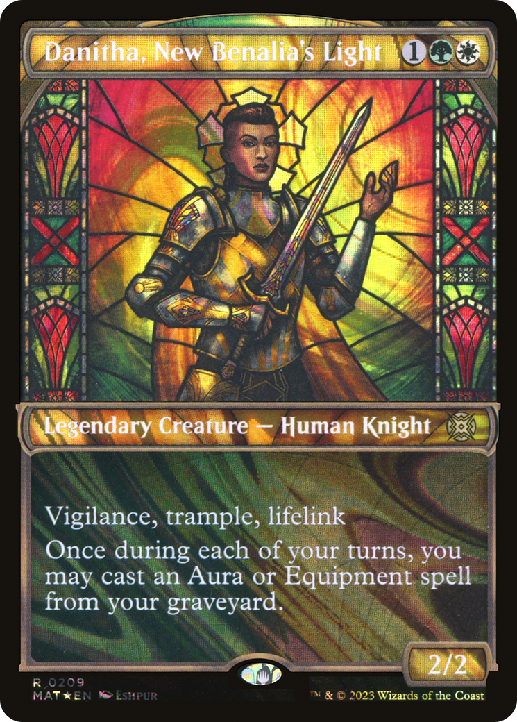 Danitha, New Benalia's Light (MAT-209) [March of the Machine: The Aftermath]: (Showcase) Foil