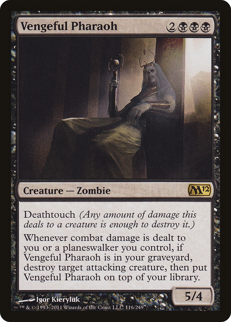 Vengeful Pharaoh (M12-116) [Magic 2012] Foil