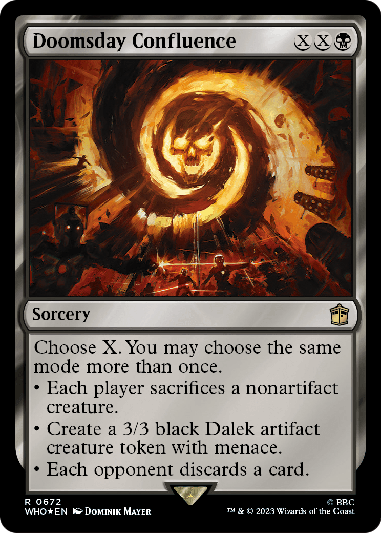Doomsday Confluence (Surge Foil) (WHO-672) [Doctor Who] Foil