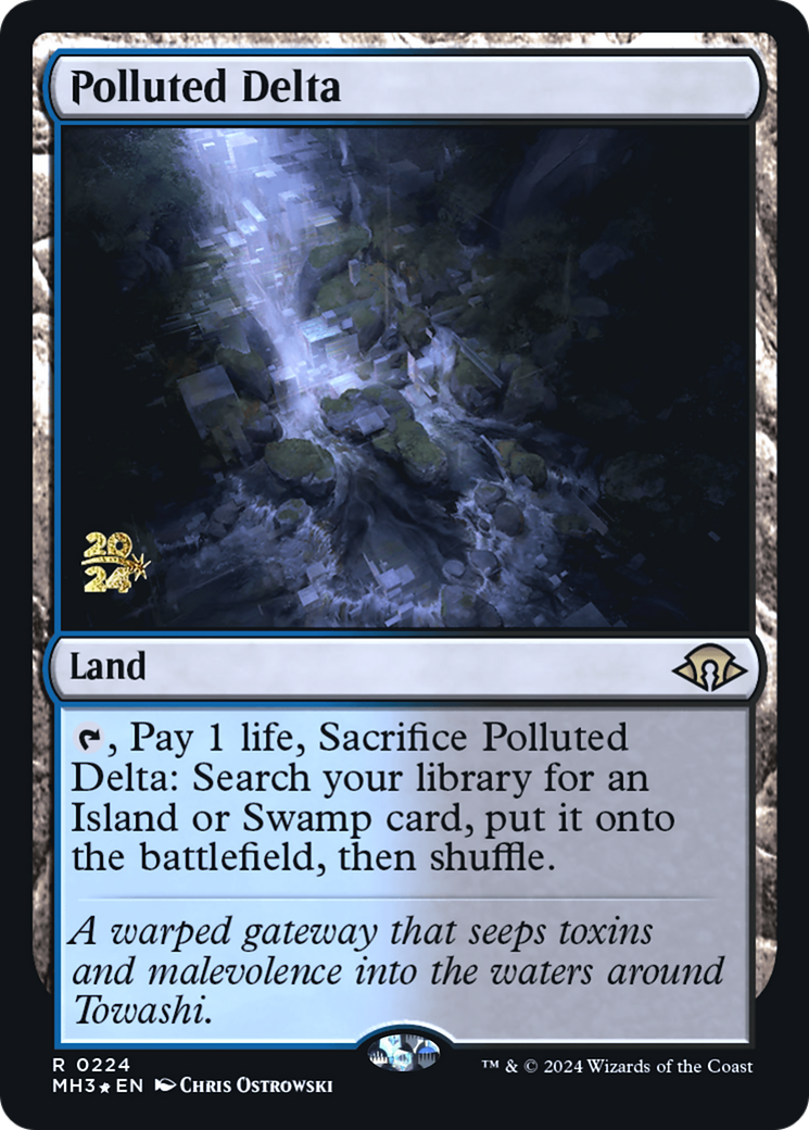 Polluted Delta (PRE-224) [Modern Horizons 3 Promos] Foil