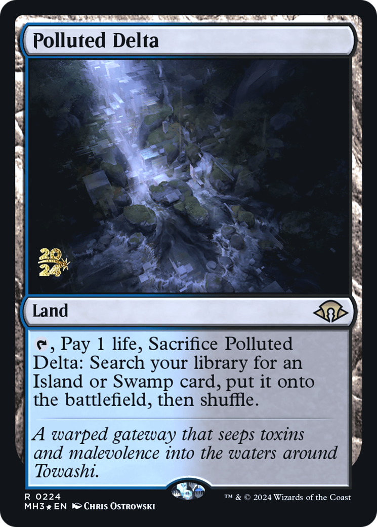 Polluted Delta (PRE-224S) [Modern Horizons 3 Promos] Foil