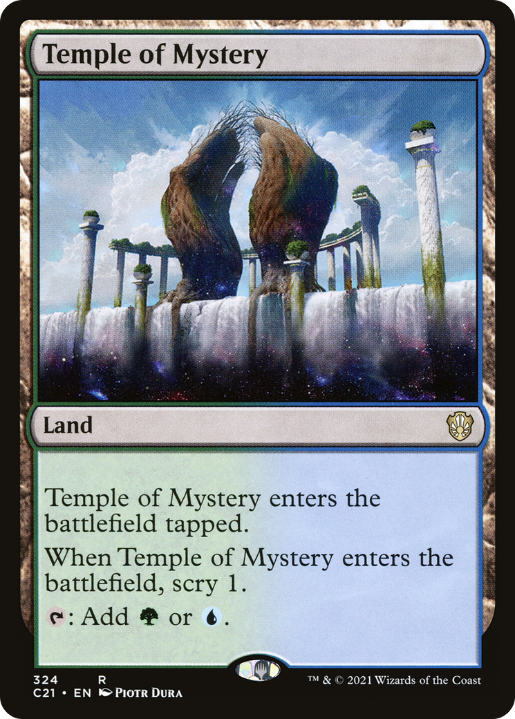 Temple of Mystery (C21-324) [Commander 2021]