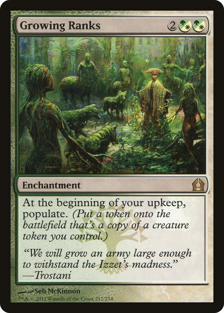 Growing Ranks (RTR-217) [Return to Ravnica] Foil