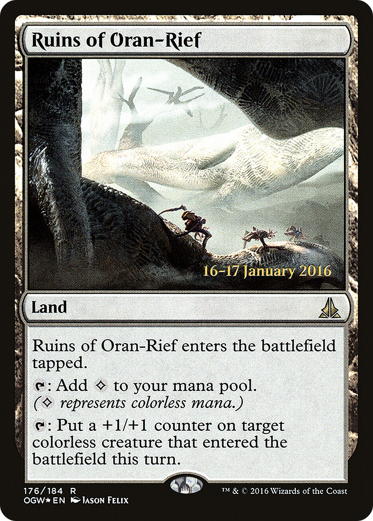 Ruins of Oran-Rief (PRE-176S) [Oath of the Gatewatch Promos] Foil