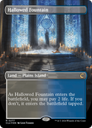 Hallowed Fountain (CLU-277) [Ravnica: Clue Edition] (Borderless) Foil