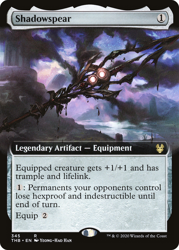 Shadowspear (THB-345) (Extended Art) [Theros Beyond Death]