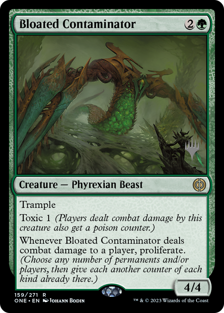 Bloated Contaminator (PPONE-159P) [Phyrexia: All Will Be One Promos]